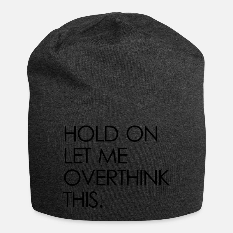 overthink - Bonnet en jersey - charbon