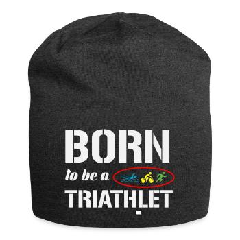 triathlon - Bonnet en jersey - charbon - Devant