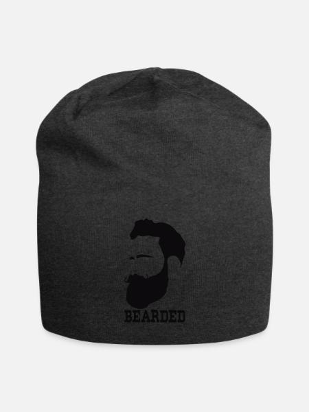 Bärtig - Jersey-Beanie - Anthrazit