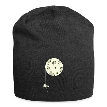 Moon Climber Climbing The Moon - Jersey Beanie - charcoal grey - Front