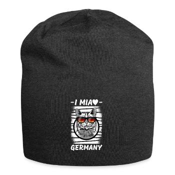 Germany Flag German Flag Used Look Home - Jersey Beanie - charcoal grey - Front