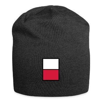 Pologne Pologne Polska T-Shirt Polska Cadeaux - Bonnet en jersey - charbon - Devant