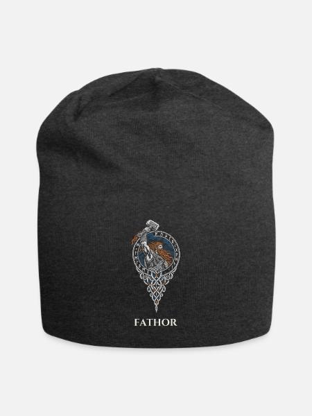 Der Donnergott im Sturm – FATHOR - Jersey-Beanie - Anthrazit