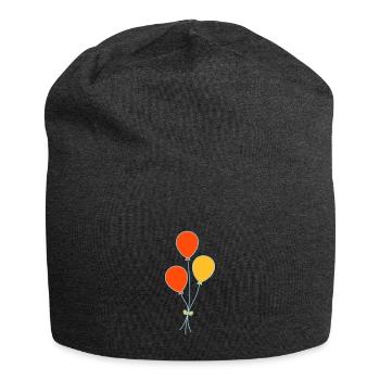 Luftballons dreifarbig - Jersey-Beanie - Anthrazit - Vorne