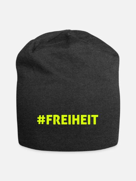 #FREIHEIT - Jersey-Beanie - Anthrazit