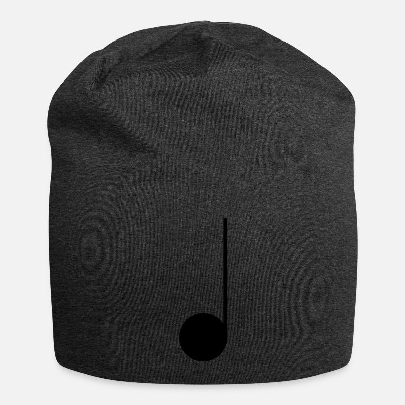 note - Jersey Beanie - charcoal grey