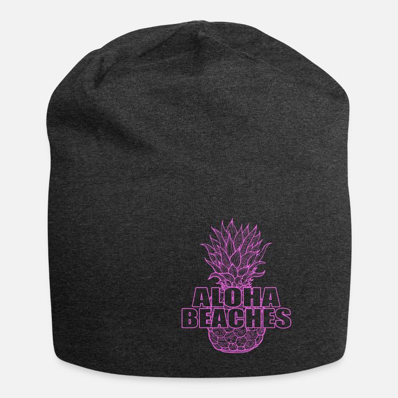Aloha Beaches - Jersey Beanie - charcoal grey