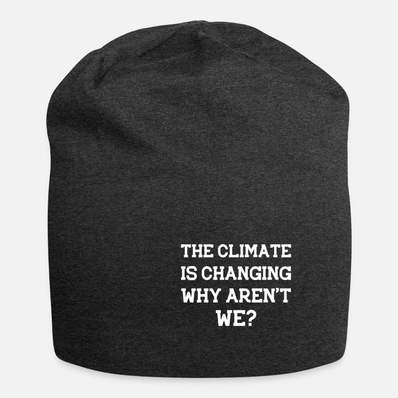 Fight Climate Change - The Climate is Changing - Jersey-Beanie - Anthrazit