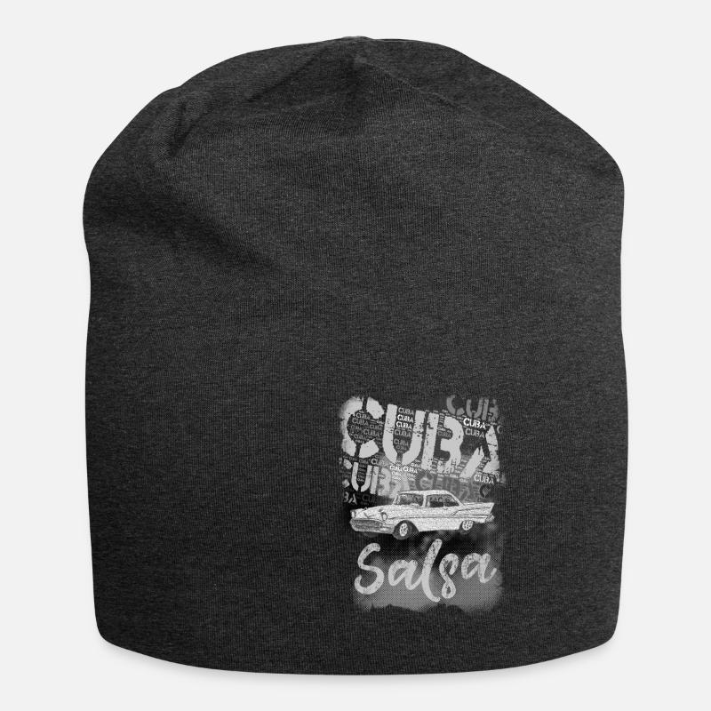 Chemise cadeau danse danse Salsa Cuba Salsa - Bonnet en jersey - charbon
