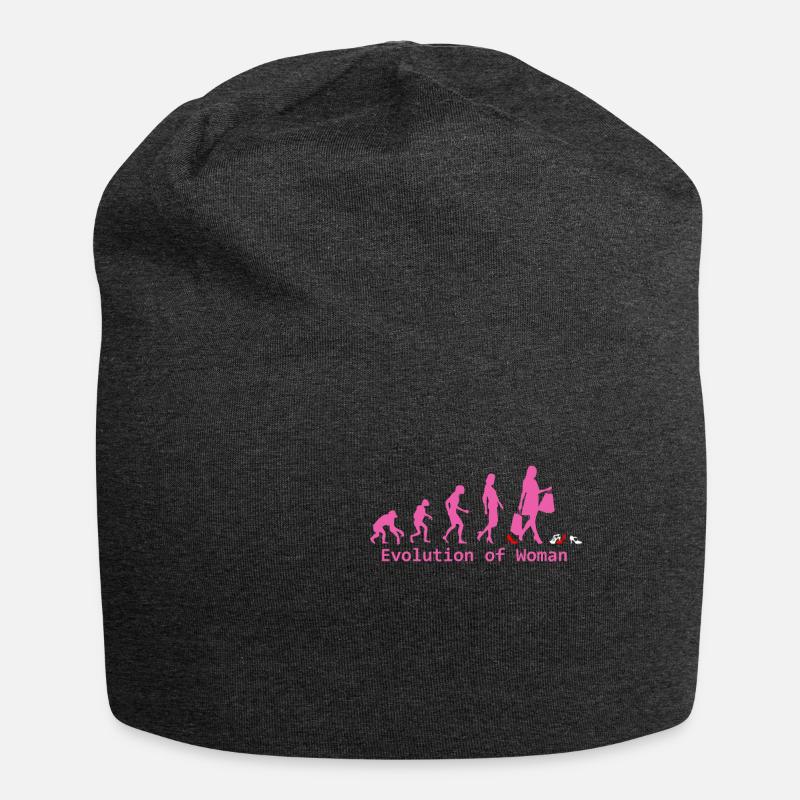 évolution des femmes - Bonnet en jersey - charbon