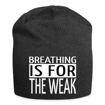 Funny Swimming Tshirts Sports Joke Gift Birthday - Jersey Beanie - charcoal grey - Front