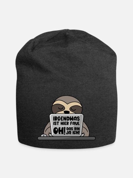 Irgendwas ist hier faul Oh das bin ja Ich - Jersey-Beanie - Anthrazit