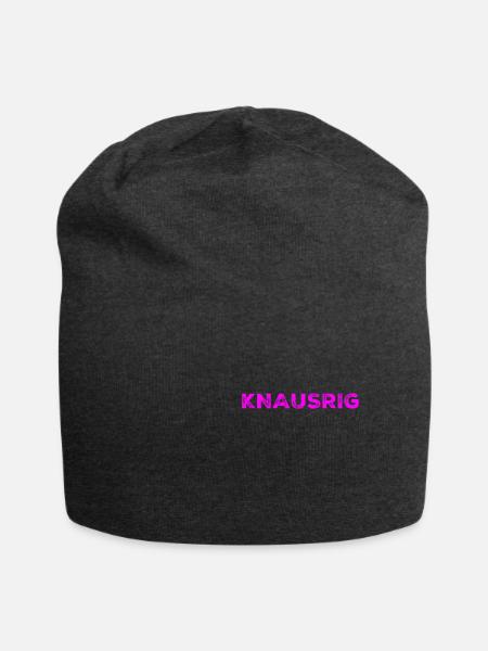 Geldgeil - Jersey-Beanie - Anthrazit