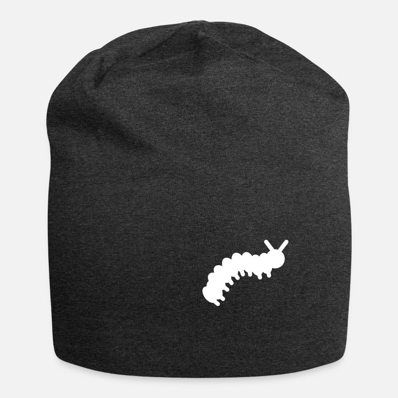 Raupe - Jersey-Beanie - Anthrazit