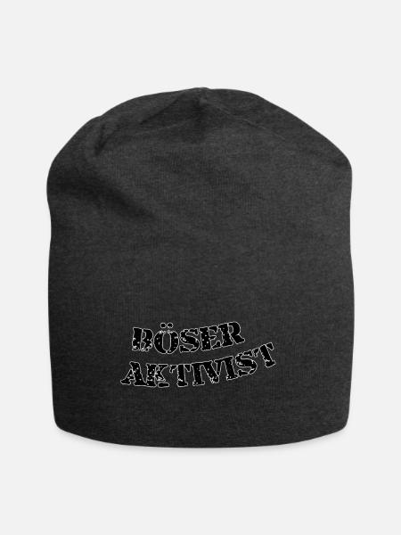 böser Aktivist - Jersey-Beanie - Anthrazit