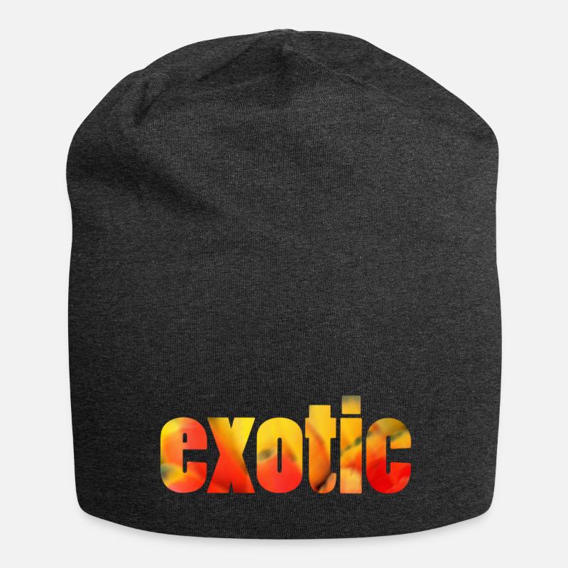 exotic exotisch - Jersey-Beanie - Anthrazit