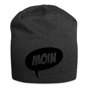 Moin - Jersey-Beanie - Anthrazit - Vorne