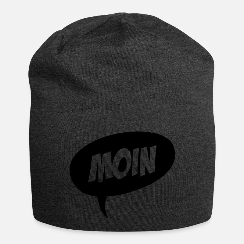 Moin - Jersey-Beanie - Anthrazit