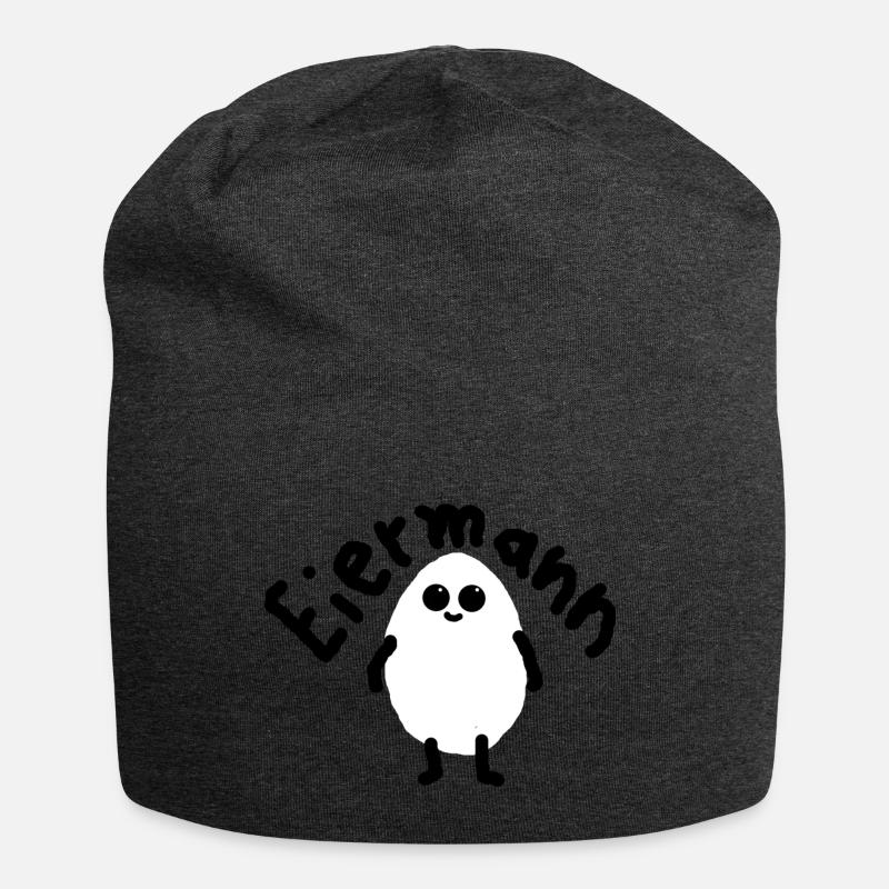Eiermann - Jersey-Beanie - Anthrazit