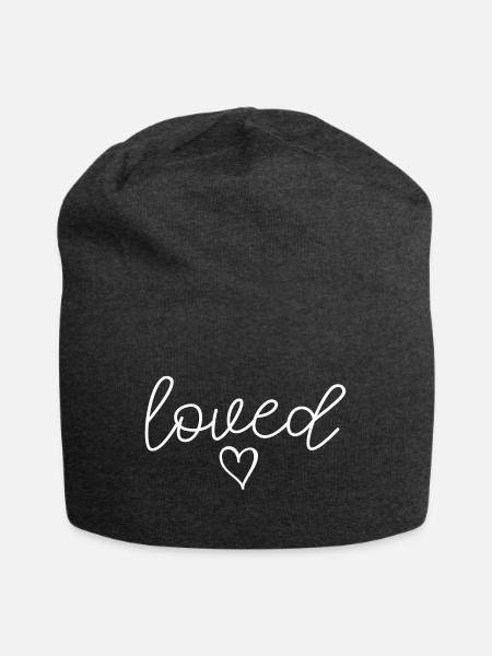 Loved - Jersey-Beanie - Anthrazit
