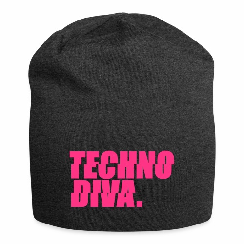 Techno DlVA Rave Princess Hard Techno Kind Music - Jersey-Beanie