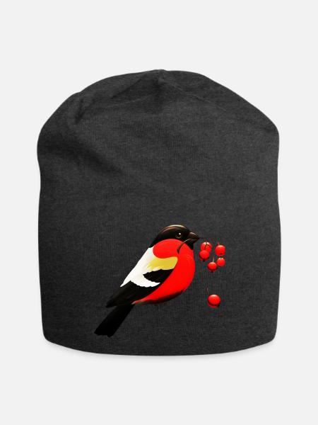 vogel - Jersey-Beanie - Anthrazit