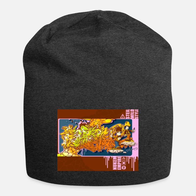 Raide - Bonnet en jersey - charbon