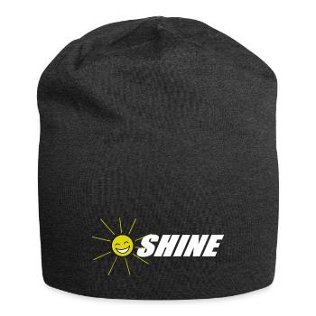 SUNSHINE funny pictures sun funny sayings - Jersey Beanie - charcoal grey - Front