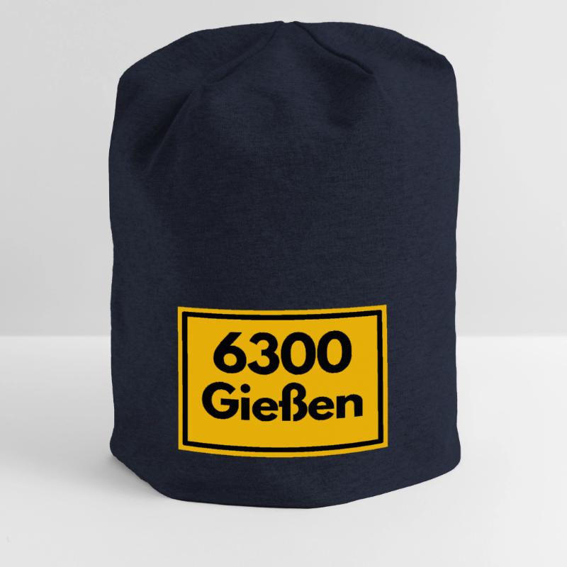 OLD POSTCODE ZIP CODE RETRO 6300 GIESSEN Jersey Beanie