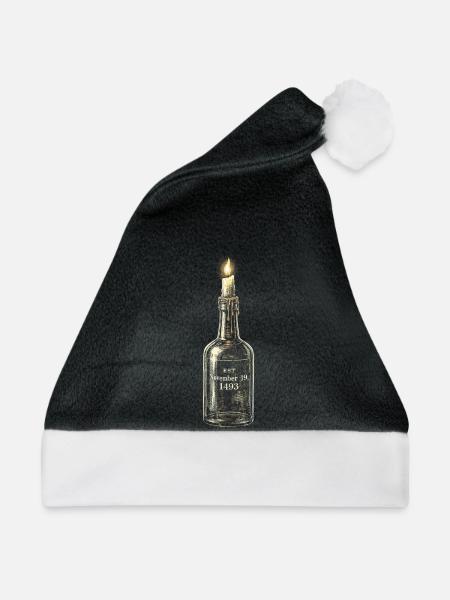 Puerto Rico Boricua - Weihnachtsmütze - Schwarz/Weiß