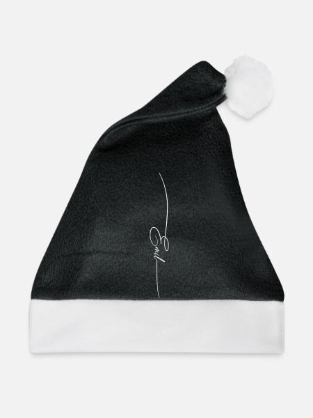 Emil - Weihnachtsmütze - Schwarz/Weiß - Vorne