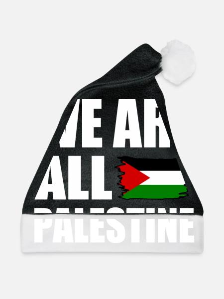 We are all palestine - Weihnachtsmütze - Schwarz/Weiß