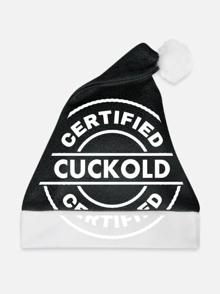 certified cuckold - Weihnachtsmütze - Schwarz/Weiß