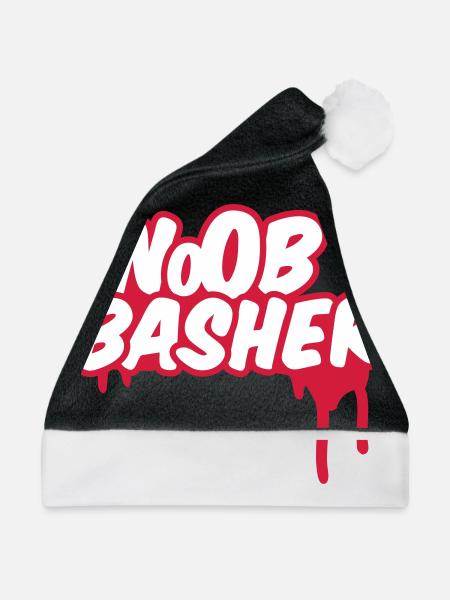 Noob Basher - Weihnachtsmütze - Schwarz/Weiß