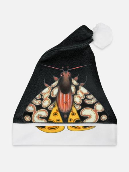 Moth schwarz und gelb - Weihnachtsmütze - Schwarz/Weiß