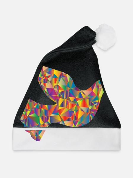 dove107 - Weihnachtsmütze - Schwarz/Weiß