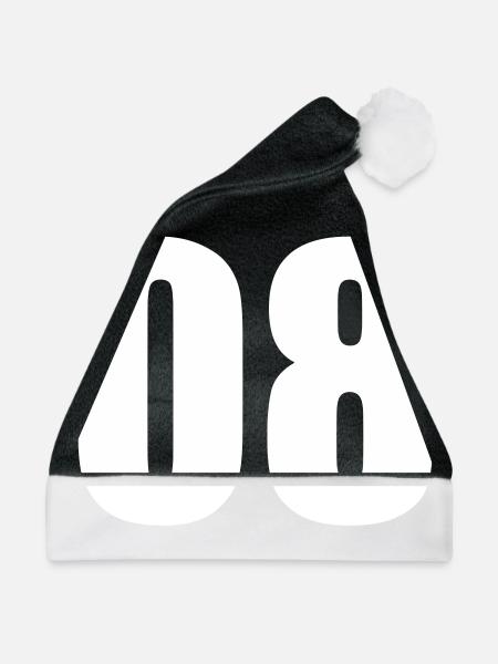 08 - Weihnachtsmütze - Schwarz/Weiß