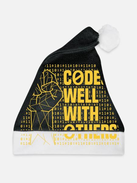 Programmierer Coder Software Entwickler - Weihnachtsmütze - Schwarz/Weiß