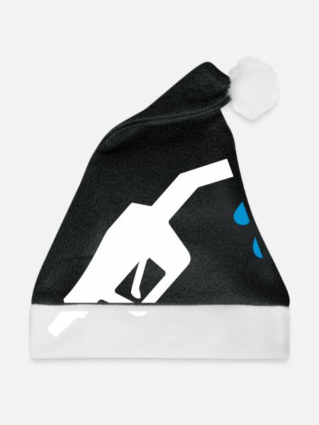 Zapfhahn Benzin - Weihnachtsmütze - Schwarz/Weiß