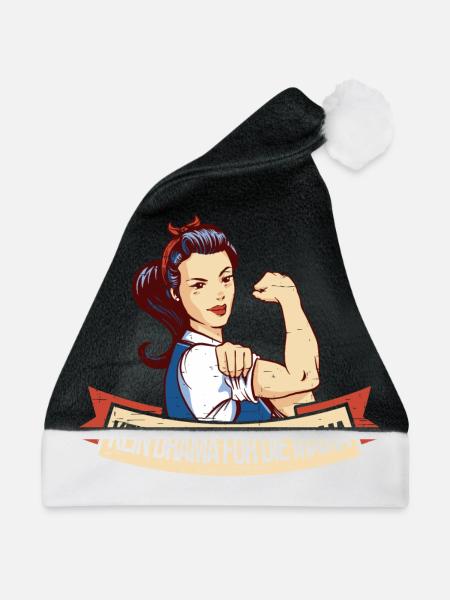 Kein Drama für die Mama - Muttertagsgeschenk - Weihnachtsmütze - Schwarz/Weiß