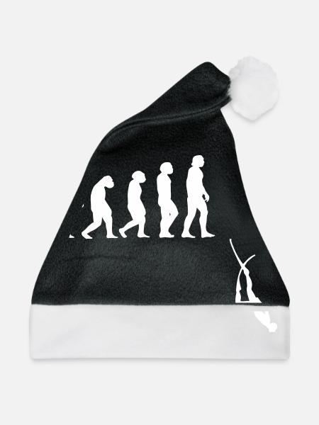 Evolution Apnoe Tauchen - Weihnachtsmütze - Schwarz/Weiß