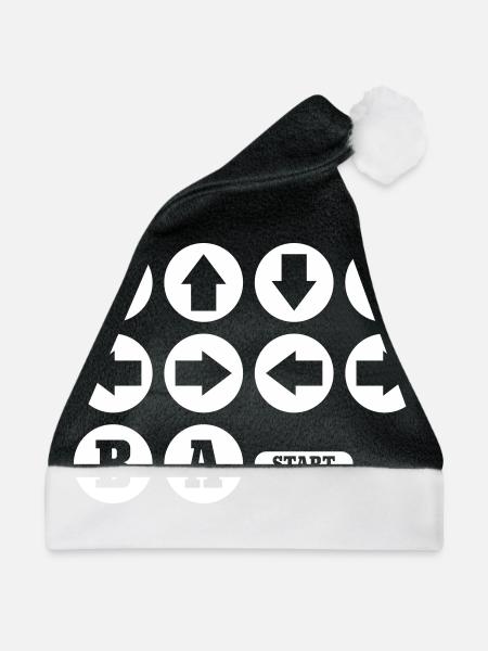 Cheat Code Video Game - Weihnachtsmütze - Schwarz/Weiß