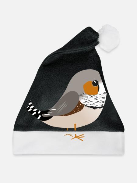Zebravink digital - Weihnachtsmütze - Schwarz/Weiß