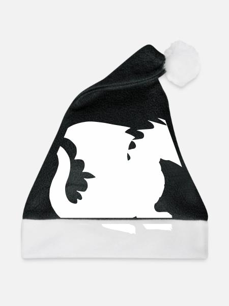 Kleiner Drache - Weihnachtsmütze - Schwarz/Weiß