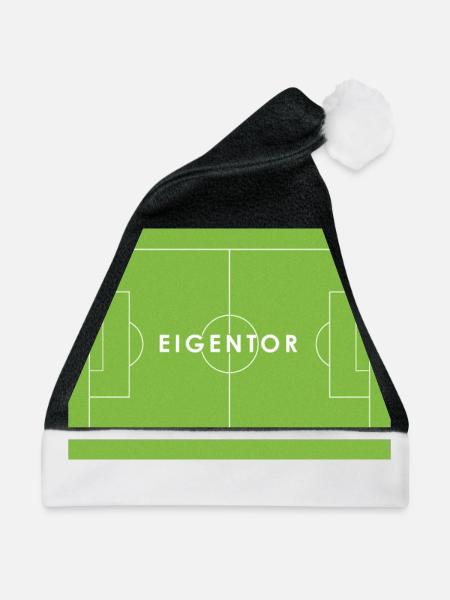EIGENTOR Fußball Statement - Weihnachtsmütze - Schwarz/Weiß