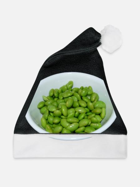 soybeans soja bohnen veggie - Weihnachtsmütze - Schwarz/Weiß