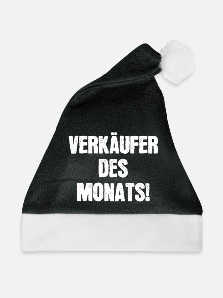 Verkäufer des Monats - Weihnachtsmütze - Schwarz/Weiß