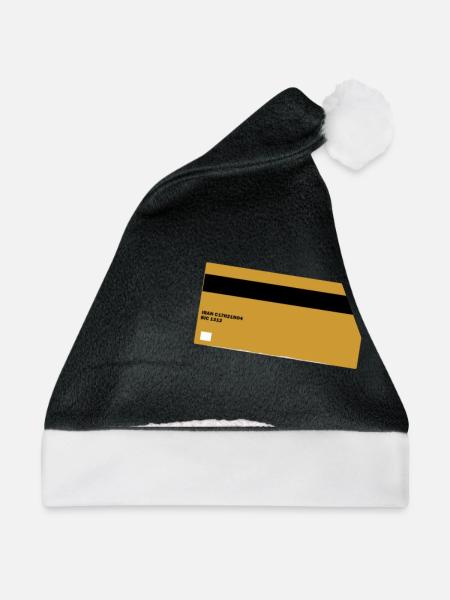 Kokain - Weihnachtsmütze - Schwarz/Weiß - Vorne