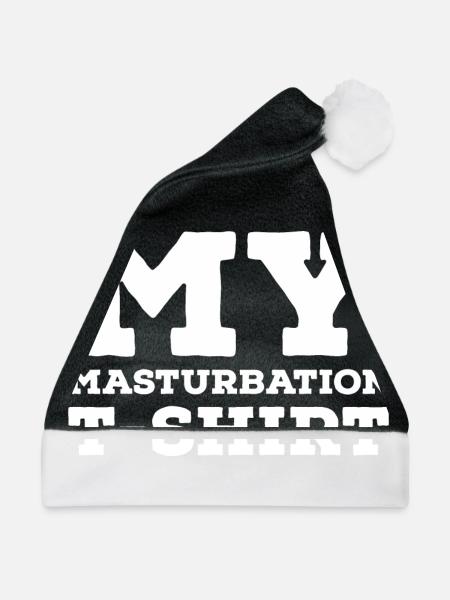 Masturbation - Weihnachtsmütze - Schwarz/Weiß