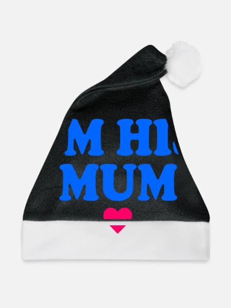 im his mom - Weihnachtsmütze - Schwarz/Weiß